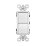 Legrand Radiant 15 Ampere Combination 3-Way/3-Way Light Switch White
