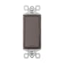 Legrand Radiant 15 Ampere Single Pole Decorator Rocker Light Switch Brown