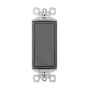 Legrand Radiant 15 Ampere 3-Way Decorator Rocker Light Switch Black