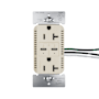 Legrand radiant 20 Ampere Electrical Outlet with USB-C Ivory