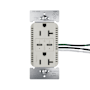 Legrand radiant 20 Ampere Electrical Outlet with USB-C Nickel