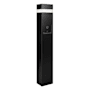 Legrand Wiremold USB GFCI Charging Station with Area Light Black