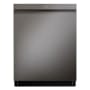 LG 24 Inch Wide 15 Place Setting Built-In Fingerprint Resistant Top Control Dishwasher with 9 Wash Cycles and 3 Racks Black Stainless Steel