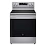 LG 30 Inch Wide 6.3 Cu. Ft. Free Standing Electric Range with Radiant Burners and Storage Drawer Stainless Steel