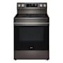 LG 30 Inch Wide 6.3 Cu. Ft. Free Standing Electric Range with Radiant Burners and Storage Drawer Black Stainless Steel