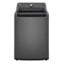 LG 27 Inch Wide 4.1 Cu. Ft. Top Loading Washing Machine with LED Display and 6Motion Technology Grey
