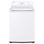 LG 27 Inch Wide 4.1 Cu. Ft. Top Loading Washing Machine with LED Display and 6Motion Technology White