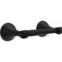 Liberty Hardware Esato Wall Mounted Spring Bar Toilet Paper Holder Matte Black