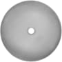 Linkasink 17" Circular Concrete Vessel Bathroom Sink Gray