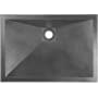 Linkasink 20" Rectangular Concrete Undermount Bathroom Ramp Sink Black