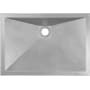Linkasink 20" Rectangular Concrete Undermount Bathroom Ramp Sink Gray