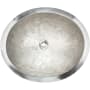 Linkasink Cast Bronze 18-1/2" Oval Yellow Bronze Vessel Bathroom Sink White Bronze