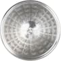 Linkasink Cast Bronze 17" Circular Yellow Bronze Drop In or Vessel Bathroom Sink White Bronze