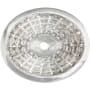 Linkasink Cast Bronze 18-1/2" Oval Yellow Bronze Drop In, Undermount, or Vessel Bathroom Sink Polished White Bronze