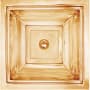 Linkasink Vintage Jeweler 16" Square Drop In or Undermount Bathroom Sink Polished Brass