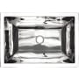 Linkasink Builders 20-1/4" Undermount Single Basin Brass Bar Sink Polished Stainless Steel