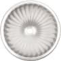 Linkasink Cast Bronze 17" Circular Yellow Bronze Drop In or Undermount Bathroom Sink White Bronze