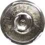 Linkasink Hammered Metals 13-1/2" Circular Drop In or Undermount Bathroom Sink Polished Stainless Steel