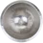 Linkasink Hammered Metals 16" Circular Drop In or Undermount Bathroom Sink Stainless Steel