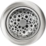 Linkasink Loop Stainless Steel Basket Strainer Satin Smooth Finish