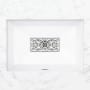 Linkasink Lois 20-1/2" Rectangular Porcelain Undermount Bathroom Sink White Glaze with Polished Stainless Steel