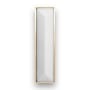 Satin Brass with White Prism Glass