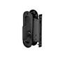 Linnea 304 Grade Stainless Steel Round ADA Compliant Privacy Pocket Door Lock Satin Black