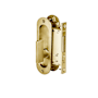 Linnea 304 Grade Stainless Steel Round ADA Compliant Privacy Pocket Door Lock PVD Satin Brass