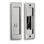 Linnea 304 Grade Stainless Steel Square ADA Compliant Privacy Pocket Door Lock Polished Stainless Steel