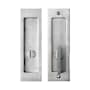 Linnea 304 Grade Stainless Steel Square ADA Compliant Privacy Pocket Door Lock Satin Stainless Steel