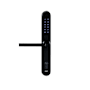 Linnea Tower Single Cylinder Keyless Entry Leverset with Bluetooth and WiFi Technologies Satin Black
