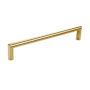 Linnea 304 Grade Stainless Steel 9-13/16 Inch Center to Center Handle Cabinet Pull Satin Brass