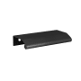 Linnea 304 Grade Stainless Steel 7-1/16 Inch Center to Center Finger Cabinet Pull Satin Black