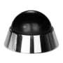 Linnea 304 Grade Stainless Steel 1-9/16 Inch Diameter Floor Mount Door Stop Polished Stainless Steel