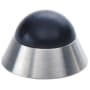 Linnea 304 Grade Stainless Steel 1-9/16 Inch Diameter Floor Mount Door Stop Satin Stainless Steel