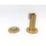 Linnea 304 Grade Stainless Steel 1 Inch Diameter Floor Mount Door Stop Satin Brass