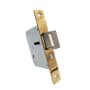 Linnea 4-11/16 Inch Center to Center Stainless Steel Edge Pull for Pocket Doors Satin Brass