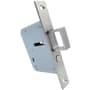 Linnea 4-11/16 Inch Center to Center Stainless Steel Edge Pull for Pocket Doors Satin Stainless Steel