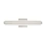 Livex Lighting Fulton Single Light 18" Wide Integrated LED Bath Bar Brushed Nickel