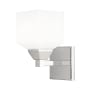Livex Lighting Aragon Single Light 10" Tall Bathroom Sconce Polished Chrome