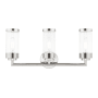 Livex Lighting Hillcrest 3 Light 24" Wide Bathroom Vanity Light Polished Chrome