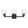 Livex Lighting Aragon 3 Light 23" Wide Commercial Vanity Light Black