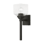 Livex Lighting Aragon 16" Tall Commercial Wall Sconce Black