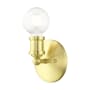 Livex Lighting Lansdale 5" Tall Commercial Wall Sconce Satin Brass
