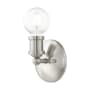 Livex Lighting Lansdale 5" Tall Commercial Wall Sconce Brushed Nickel