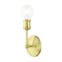 Livex Lighting Lansdale 9" Tall Commercial Wall Sconce Satin Brass