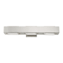 Livex Lighting Kimball 3 Light 23" Wide Integrated LED Bathroom Vanity Light Brushed Nickel