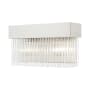 Livex Lighting Norwich 2 Light 8" Tall Wall Sconce Brushed Nickel