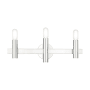Livex Lighting Helsinki 3 Light 24" Wide Vanity Light Polished Chrome