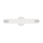Livex Lighting Lund Single Light 18" Wide Integrated LED Bath Bar Polished Chrome